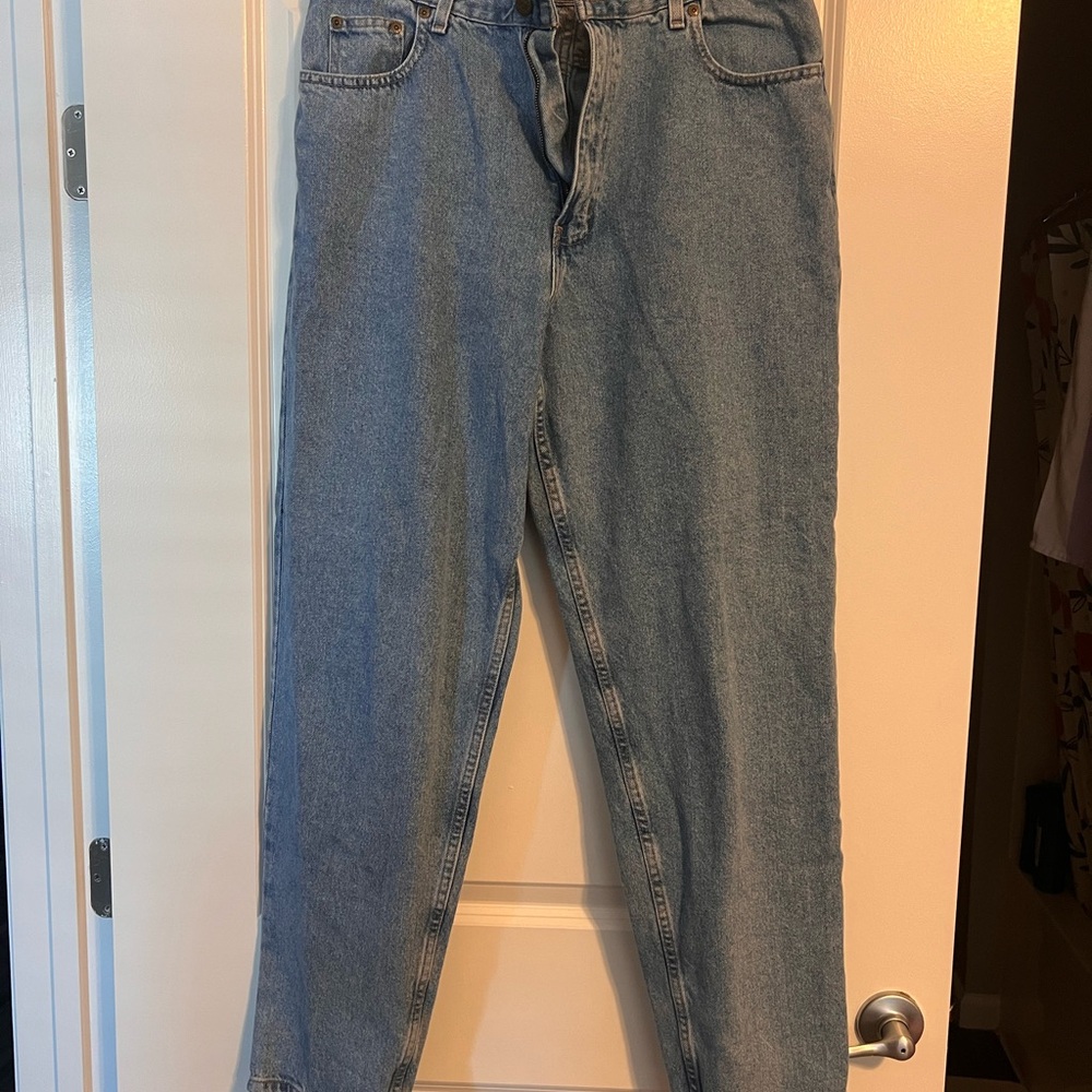Eddie Bauer Relaxed Straight Leg 16 Blue Jeans